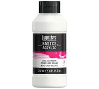 Liquitex Additif Acrylique Basics Médium Fluide Brillant Bouteille 250ml ROW