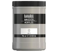 Liquitex – Peinture acrylique Basics – Argent (52) – Pot 946 ml