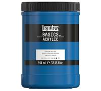 Liquitex Peinture acrylique Basics – Bleu de Céruléum imitation – Pot 946 ml