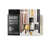 Liquitex Basics Acrylique Set 6X22ml Couleurs Métalliques & Iridescentes