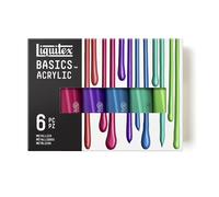 Liquitex Basics Acrylique Set de 6 tubes 118 ml Couleurs métalliques