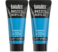 Liquitex Basics Acrylique Tube 22 ml Bleu Fluorescent ROW (Lot de 2)