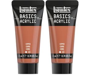 Liquitex Basics Acrylique Tube 22 ml Cuivre ROW (Lot de 2)