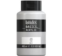Liquitex Basics - Peinture - peinture acrylique - argent - opaque - satin - 400 ml Argent
