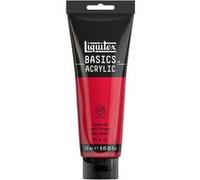 Liquitex Peinture acrylique Basics - monopigmentée, satinée - Rouge primaire 250 ml