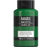 Liquitex Basics - Peinture - peinture acrylique - teinte vert ligneur permanent - semi-opaque - satin - 400 ml Vert