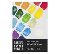 Liquitex Basics Acrylic Paper Papier Acrylique, Blanc, a4, Set de 12 Pièces