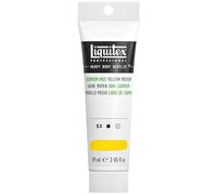 Liquitex Peinture acrylique Heavy Body Professional – Jaune moyen sans cadmium – 59 ml Série 3