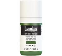Liquitex Professional Acrylique Soft Body 59ml Vert Oxyde Chrome | Faible viscosité, hautement pigmentée, finition satinée, conserve les coups de pinceau subtils, excellente couverture de