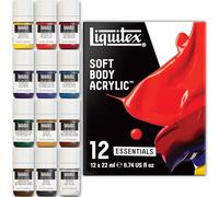 Liquitex Professional Acrylique Soft Body Set 12X22ml Essentiels