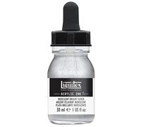 Liquitex Professional Encre Acrylique Flacon Avec Pipette 30 ml Argent Iridescent