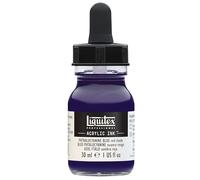 Liquitex Professional Encre Acrylique Flacon Avec Pipette 30 ml Bleu Phtalocyanine (Nuance Rouge)