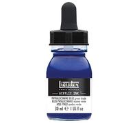 Liquitex Professional Encre Acrylique Flacon Avec Pipette 30 ml Bleu Phtalocyanine (Nuance Verte)