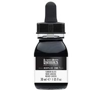 Liquitex Professional Encre Acrylique Flacon Avec Pipette 30 ml Carbon Black