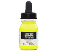 Liquitex Professional Encre Acrylique Flacon Avec Pipette 30 ml Jaune fluorescent