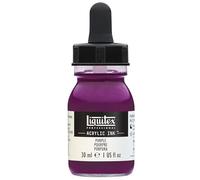 Liquitex Professional Encre Acrylique Flacon Avec Pipette 30 ml Pourpre, Flacon 30ml