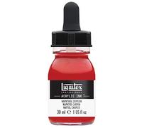 Liquitex Professional Encre Acrylique Flacon Avec Pipette 30 ml Rouge Naphtol Carmin, Flacon 30ml