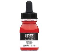 Liquitex Professional Encre Acrylique Flacon Avec Pipette 30 ml Rouge Pyrrole