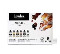 Liquitex Professional Encre Acrylique Set 6X30ml Couleurs Métalliques