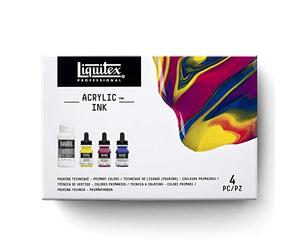 Liquitex Professional Encre Acrylique Technique de coulures - couleurs primaires