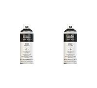 Liquitex Professional Peinture acrylique Aérosol 400 ml Noir de Carbone (Lot de 2)
