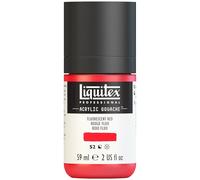 Liquitex - Gouache acrylique - Flacon 59 ml - Rouge fluo 983