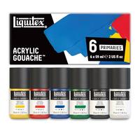 Liquitex 3699323 Peinture, Acrylique, 6X59 ML Primaire, 59 ml (Lot de 6), Set de 354 Pièces