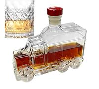 Liquor Decanter, Whiskey Pourer Bottle, Half Truck Container for Home, Champagne Serving Accessories with Stopper, Bar Drinkware Set, Elegant Beverage Server for Kitchen Brunch Parties Birthday