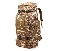 Liqzirtu Assault Pack - Sacs à dos de chasse imperméables et robustes pour hommes 80L, grand sac à dos de randonnée pour la randonnée en plein air Camping Trekking Chasse