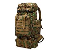 Liqzirtu Assault Pack - Sacs à dos de chasse imperméables et robustes pour hommes 80L, grand sac à dos de randonnée pour la randonnée en plein air Camping Trekking Chasse