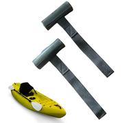 Liqzirtu Ceintures de Fixation pour Kayak | Courroies Rapides pour Transport canoë - Réglable pour Transport sécurisé sur Voitures camions Hors Route et canots
