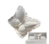 Liqzirtu Coussin papillon - Coussin d'assise doux en dentelle - Coussin matelassé décoratif - Coussin confortable pour canapé, lit, bureau, maison, anniversaire, Noël