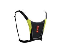 Liqzirtu Gilet clignotant LED - Gilet réflecteur LED, gilet d'avertissement, gilet de sécurité | Vêtements réfléchissants pour course à pied, sac à dos de sécurité avec télécommande pour vélo de nuit