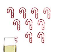 Liqzirtu Marqueurs De Verres à Vin - 10 Pièces Marqueurs Acrylique 2D Décorations De Noël,Kit De Compteurs De Lunettes | Pour Fêtes Dégustation Boire Plage Hommes Femmes Maison, riferimento alla