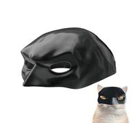 Liqzirtu Masque pour les chats animaux, masque de chat drôle - masque noir pour en chat pour chat, accessoires de costumes mignons et amusants pour les spectacles, fêtes costumées,