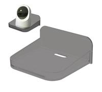 Liqzirtu Mini Étagère Murale | Étagère Murale | Support Flottant sans Trous pour Caméra De Sécurité Salle De Bains Bureau Chambre Appartement Location Fenêtre