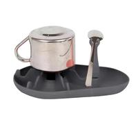 Liqzirtu Organizador Botellas Silicona - Trampa Secado Ventilado, Estante Mesa Acuático | Porta Botella Vino Agua con Ventilación Natural Compacto Lavables + para Cocina Comedor Buffet Mesa Central