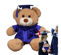 Liqzirtu Ours de fin d'année - Doudou - Ours de fin d'année - Cadeau d'ours doux - Ours en peluche avec quatre cadeaux de remise de diplôme - Souvenir durable pour l'enfant