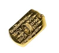 Liqzirtu Pendentif bouddhiste thaïlandais, pendentif bouddhiste,Pendentif étiquette de l'Écriture religieuse | Accessoires pour porte-clés religieux, Blessing Auto Interiotion Decoration Charm pour