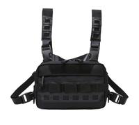 Liqzirtu Plat de Poitrine - Sac de Poitrine de câblage, Sac de Gilet Multifonctionnel extérieur réglable | Équipement pour la capacité de Grande capacité, pour Les Aventures de l'est
