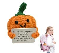 Liqzirtu Positive Crochet, Tricotée, Joli Cadeau D'encouragement avec Carte pour Amis Garçon Fille Jeune Adulte Maison Bureau Étudiant Table De Chevet Dortoir