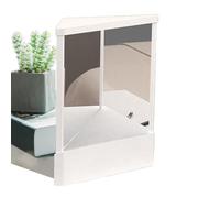 Liqzirtu Real ImagineMiroir - Sfines qui se reflètent sur le côté, Vue de perspective authentique | Miroir révérinant, idéal pour les artistes, les acteurs, les cosplayers, les voitures - portrai et