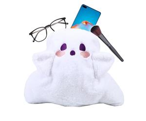 Liqzirtu Sac À Dos Peluche Fantôme - Sac à Bonbons Halloween | Bandoulière Douce En Peluche Pour Étudiants Chercheurs De Style Voyages Sorties Shopping Rendez-Vous École Travail Halloween