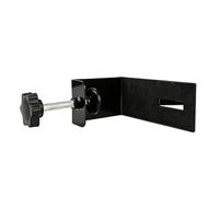 Liqzirtu Support de Fixation pour Boîtier de Serrure - Crochet réglable sans perçage | Accroche pour Boîtier à Clé sur Porte | Maison, Appartement, Garage, Cave, Hôtel, Voyage, Usage Pro