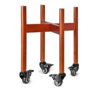 Liqzirtu Support roulettes - Socle Mobile pour Pots Lourds | Plateforme résistante intérieur Jardin terrasse, Support Stable Grandes, Balcon, Patio, Base roulante décoration