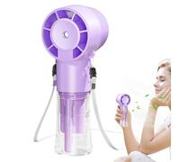 Liqzirtu Ventilateur Portable - Ventilateur de Cou Portable à Porter Autour du Cou 12000 RPM Haute Vitesse | Petit de Cou Rafraîchissant 1200 mAh Silencieux pour Camping Voyages Sport Piscine