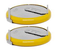 LIR2025 Lot de 2 piles pour télécommande sans fil de clé de voiture 3,6 V Pour BMW, Mini, Land Rover