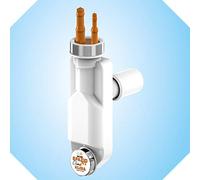 lira A.8500.01 Spazio NT Clima Siphon pour Machine à Laver, Blanc