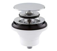 Lira A320075 A.3200.75 Bonde de bain avec bouchon type basket à champignon Blanc