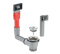 lira Bonde éviers Trop Plein 1" 1/2 60 Basket, Chrome, Unique